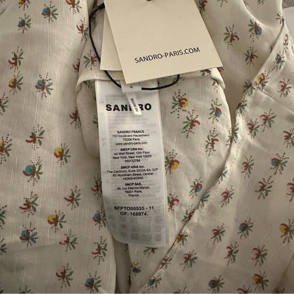 SANDRO woven blouse - Picture 6 of 6